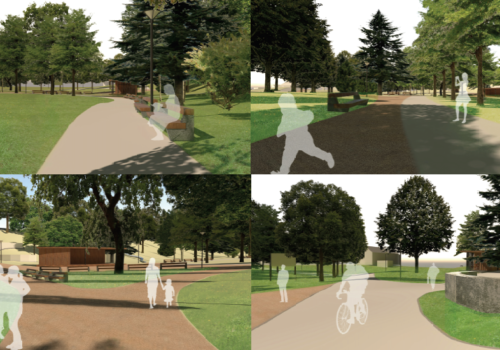 Park u Boříka - vizualizace